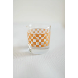 11oz Checkered Cocktail Glass - Polished Prints