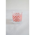 11oz Checkered Cocktail Glass - Polished Prints