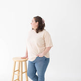 The Mom Tee in Shifting Sand