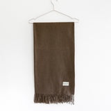The Essential Wool Blend Scarf in Gray Brown