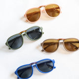 Mini Aviator Sunglasses, UV400 | Brown