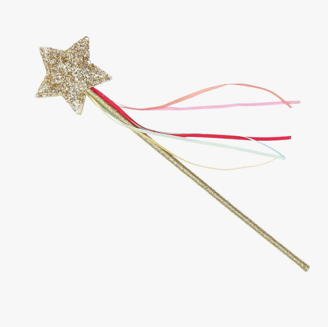 Glitter Star Wand Gold