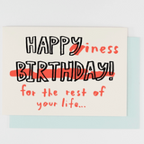 Happiness Birthday Greeting Card