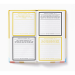 Open prompted journal with kindness prompts from the Billion Random Acts of Kindness collection