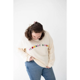 Already Good Embroidered Organic Cotton Pullover | Free