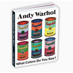 Colorful Children’s Board Book featuring Andy Warhol’s Campbell’s Soup Can Art