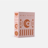 Pink box with celestial designs for Blok Parti Tote Kit, perfect for block printing fans