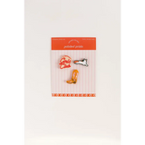 Cute Clog Charm Set with Cowboy Boot and Dog Enamel Pins for fun accessories