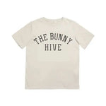 Beige Bunny Hive Classic Unisex Tee featuring The Bunny Hive text on front