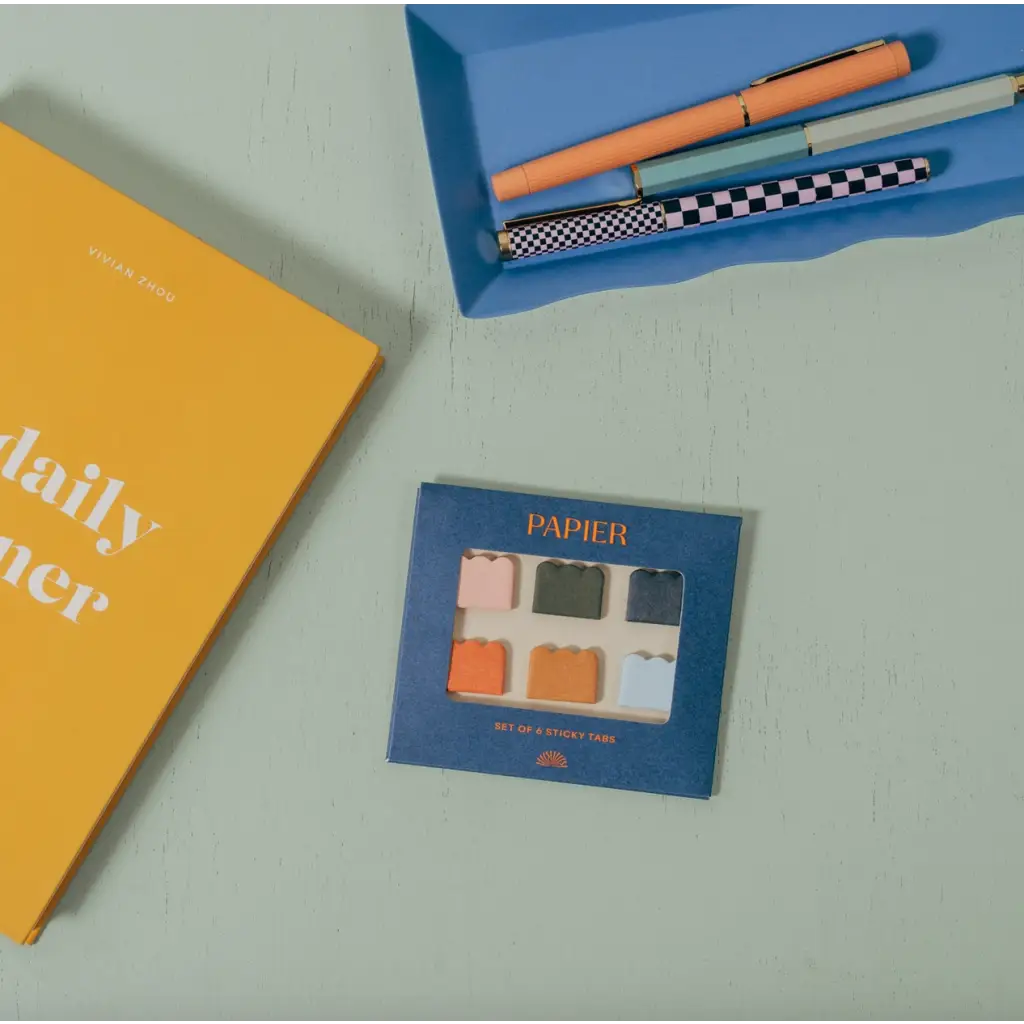 Cloud Sticky Index Tabs stationery set with colorful sticky index tabs for note organization