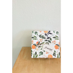 Gift box with orange floral pattern, perfect for stylish gifts and gift wrapping