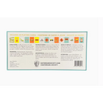 Back side of Classic Memory-matching Card Game Sports Edition box with product info