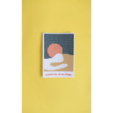 Minimalist art print with grateful for all the things text design, perfect reminder iron-on patch