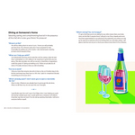 Guide to Midwestern conversation with stylish womens clothes and wine glasses illustration