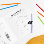 Ketchup packet assembly diagram for Whataburger Edition drawing lessons for kids