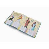 Open children’s book showcasing colorful pages from In Great Numbers, conceived clever ways