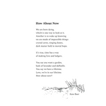 White paper with black text and grass line drawing from Kate Baer’s newest poetry book free shipping
