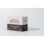 Colorful lunch box notes with Today is going to be AWESOME for kids’ lunch boxes