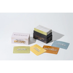 Bright stack of colorful Lunch Box Notes with positive words to uplift kids daily