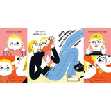 Cute orange baby plush toy in Nose, Toes, and Tummy Book by Sally Nicholls