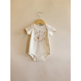 Peace on Earth Organic Cotton Baby Bodysuit - Polished Prints