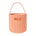 Orange and white gingham fabric bucket with handle for personalized Boo Basket, perfect for stylish womens clothes and clothes for moms