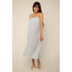 Shea Striped Spaghetti Strap Dress featuring stylish womens clothes and polished prints