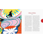 Colorful illustration of a dancing figure celebrating historic achievements in women’s fashion