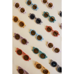 Toddler Round Retro Sunglasses, UV400 - Polished Prints