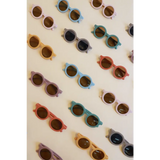 Cute Pastel Round Retro Sunglasses for Babies and Toddlers in fun pastel frames