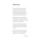 Floral Art Print with Poetry Excerpts featuring Motherhood, available with free shipping