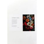 Floral art print with poetry excerpts and free shipping featuring a journal spread