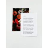Floral Art Print with Poetry Excerpts and free shipping featuring vibrant blooms