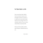 Floral Art Print featuring To Take Back a Life by Kate Baer with free shipping