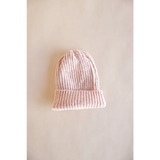 Pink ribbed knit beanie from the Super Soft Cream Ribbed Knit Beanie Small Collection