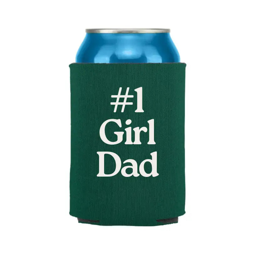 #1 Girl Dad Koozies - 711 Koozies