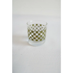 11oz Checkered Cocktail Glass - Polished Prints