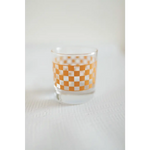 11oz Checkered Cocktail Glass - Polished Prints