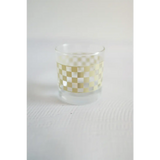11oz Checkered Cocktail Glass - Polished Prints