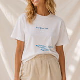Reel Good Time Signature Mom Crop