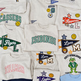 Albert Cassens Patch-Inspired Adult Crewneck Sweatshirt