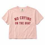 No Crying On The Boat Boxy Tee