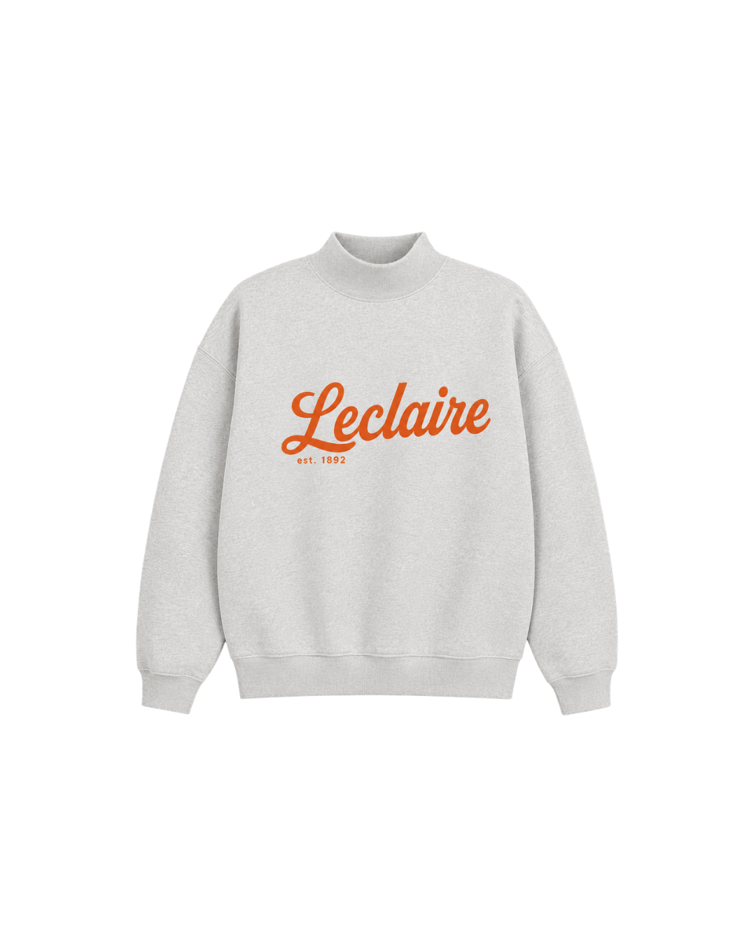 Leclaire Retro Printed Mockneck in gray