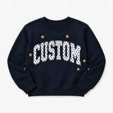 Custom Patterned Varsity Sweatshirt