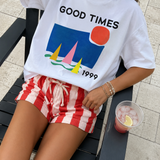 Good Times Vintage Inspired Oversized Tee