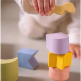 3 Geometric Figures Baby Stacking Toy Blocks - 630 Toys