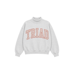 Triad Adult Mockneck in heather gray