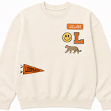 Leclaire Elementary Patch-Inspired Adult Crewneck Sweatshirt