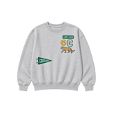 Albert Cassens Patch-Inspired Adult Crewneck Sweatshirt