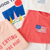 Reel Good Time Signature Mom Crop